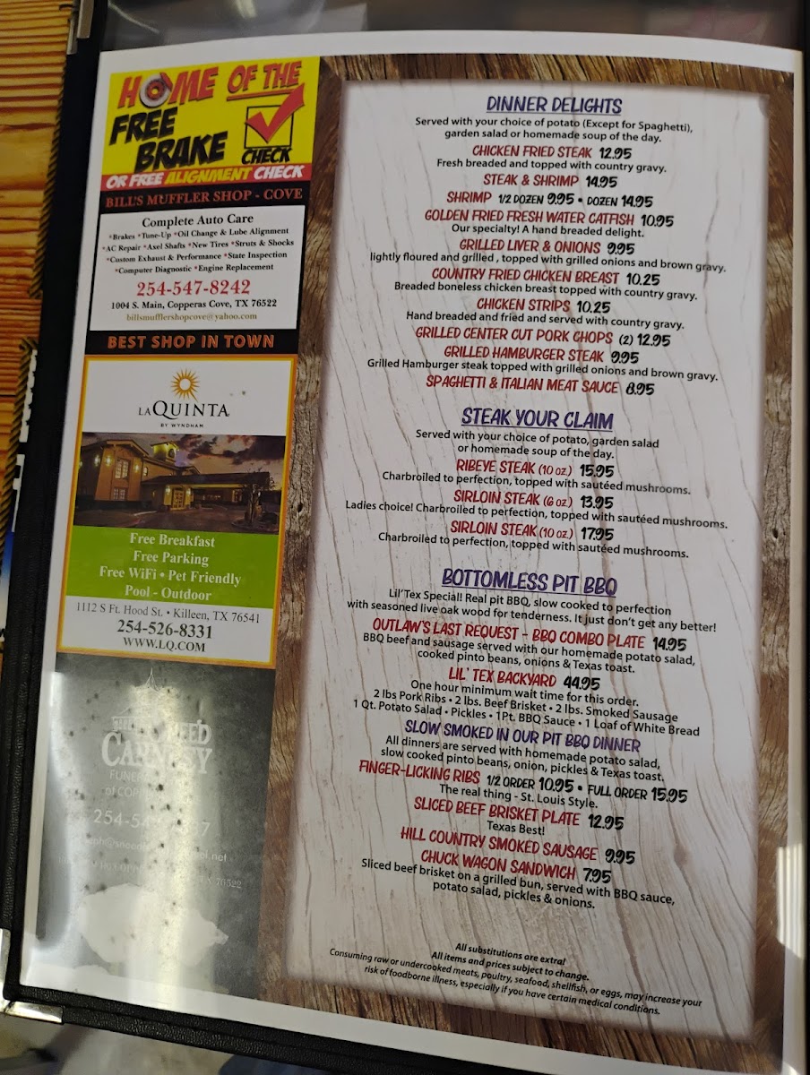 Menu Lil-Tex Restaurant-6