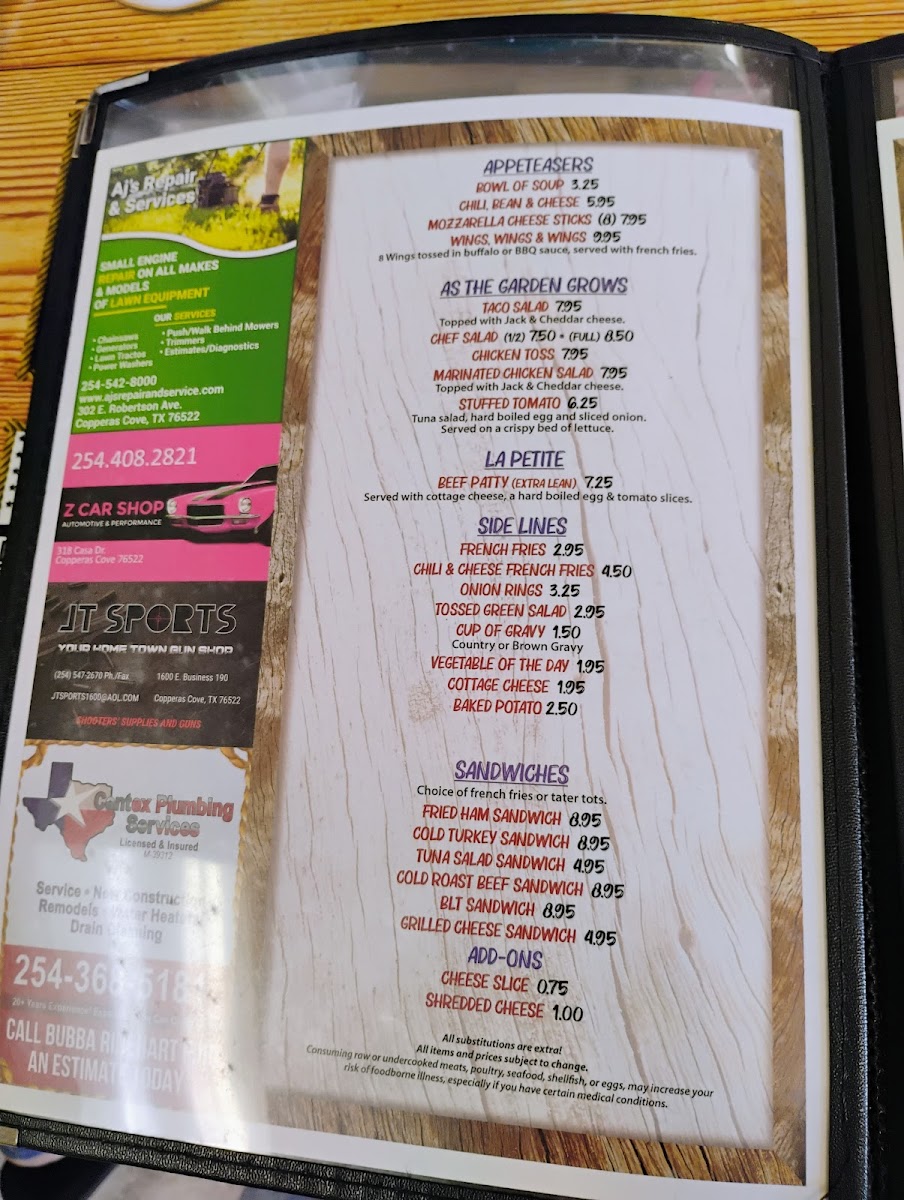 Menu Lil-Tex Restaurant-7